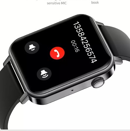 Ceas Smartwatch Touchscreen Unisex Negru Puls Calorii Bluetooth Android IOS SWL17 image2